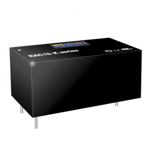 Spínaný napájecí zdroj, počet výstupů: 1 5V dc Montáž na plošný spoj 15 W RAC15-K Recom 264V ac
