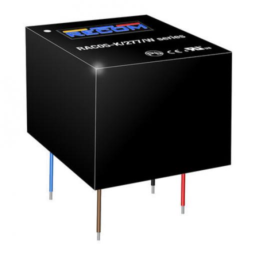 Spínaný napájecí zdroj, počet výstupů: 1 24V dc Montáž na plošný spoj 5 W RAC05-K/277 Recom 264V ac