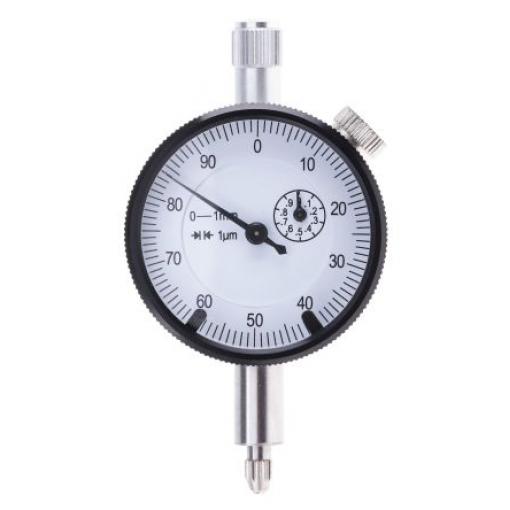 RS PRO Číselníkový indikátor, rozlišení: 0.001 mm, Metrické, max. měření: 1 mm