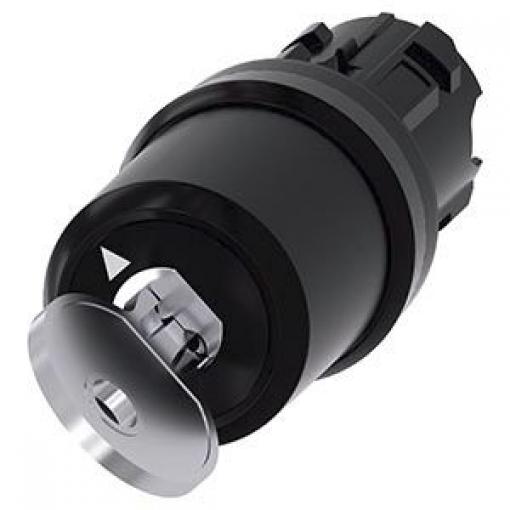 Siemens Hlava klíčového spínače, řada: SIRIUS ACT 3SU10 2polohová Blokování, průměr výřezu: 22 mm