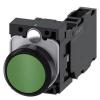 Siemens Tlačítkový spínač, řada: SIRIUS ACT 3SU11 SPDT Panel Okamžité 22 mm 10 A 500 V dc 500 V ac