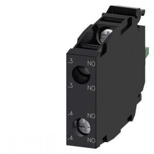 Siemens Blok kontaktů, řada: SIRIUS ACT 3SU14 Blok kontaktů 2 NO 500V ac/dc Šroub