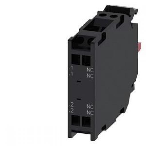Siemens Blok kontaktů, řada: SIRIUS ACT 3SU14 Blok kontaktů 2 NC 500V ac/dc Pružinová svorka