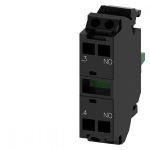 Siemens Blok kontaktů, řada: SIRIUS ACT 3SU14 Blok kontaktů 1 NO 500V ac/dc S pružinou