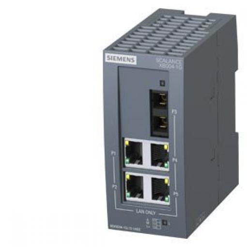 Sběr dat, rozsah: SCALANCE XB004-1G, pro použití s: Průmyslová síť Ethernet Siemens