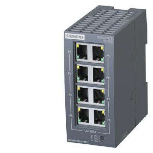 Ethernetový přepínač 8portový Siemens Neřízený