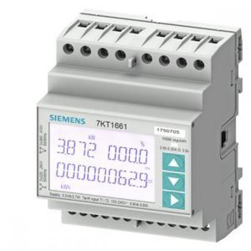 Elektroměr, řada: 7KT PAC1600 LCD 3fázový Digitální Impulzový výstup výška číslice 85 mm, výška výřezu: 90.6 mm, šířka