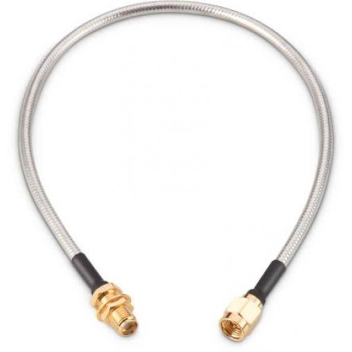 Koaxiální kabel, Bílá, A: SMA, vnější průměr: 3.58mm, B: SMA 152.4mm Wurth Elektronik S koncovkou