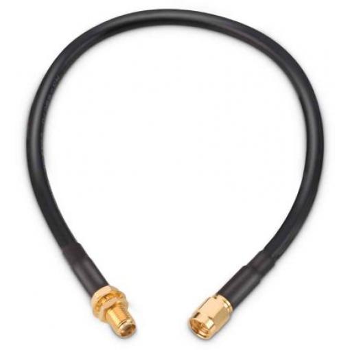 Koaxiální kabel, řada: SMA RG58, Bílá Polytetrafluorethylén, vnější průměr: 4.95 mm OD 304.8 mm 50 Ω Wurth Elektronik S