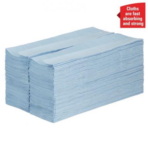 WYPALL Hadry, WypAll X60 General Clean 8370, sortiment: X60, Modrá, Průmyslové čištění Suché Krabice, počet ubrousků: