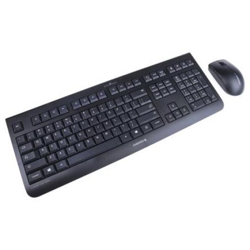 Sada klávesnice a myši, model: DW 3000, Černá Bezdrátové QWERTY (USA) Standardní, USB Cherry