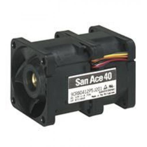 Sanyo Denki Axiální ventilátor, řada: 9CRB, průtok vzduchu: 54 m³/h 16.8 W 12 V dc 1.4 A IP68 56 mm 40 mm 40 mm