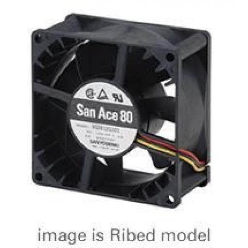 Sanyo Denki Axiální ventilátor, řada: 9G, průtok vzduchu: 135.9 m³/h 10.1 W 24 V dc 420 mA IP68 38 mm 80 mm 80 mm