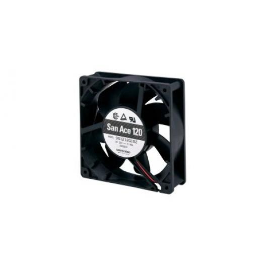 Sanyo Denki Axiální ventilátor, řada: 9G, průtok vzduchu: 200.4 m³/h 8.16 W 24 V dc 340 mA IP68 38 mm 120 mm 120 mm