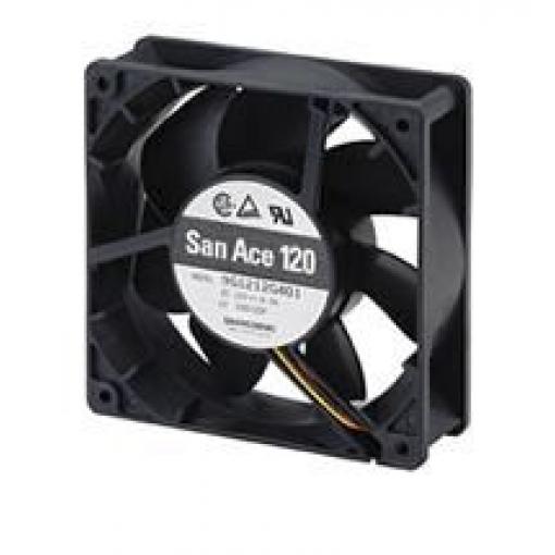 Sanyo Denki Axiální ventilátor, řada: 9G, průtok vzduchu: 100.2 m³/h 1.92 W 24 V dc 80 mA IP68 25 mm 120 mm 120 mm