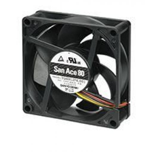 Sanyo Denki Axiální ventilátor, řada: 9GA, průtok vzduchu: 124 m³/h 6.72 W 24 V dc 280 mA IP68 25 mm 80 mm 80 mm