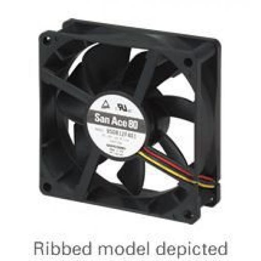 Sanyo Denki Axiální ventilátor, řada: 9S, průtok vzduchu: 49.8 m³/h 960 mW 12 V dc 80 mA IP68 25 mm 80 mm 80 mm
