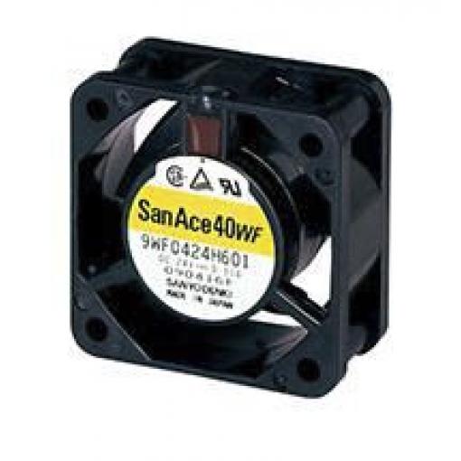 Sanyo Denki Axiální ventilátor, řada: 9WF, průtok vzduchu: 13.2 m³/h 1.82 W 24 V dc 76 mA IP68 20 mm 40 mm 40 mm