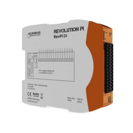 PLC – I/O modul, rozsah: RevPI DI 16I, pro použití s: Revolution Pi Connect, Revolution Pi Core Revolution PI