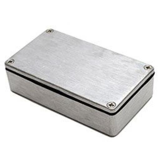 Deltron Pouzdro, řada: 480 IP68 S přírubou barva Černá, Modrá, Šedá Hliník 115 mm 30 mm 64 mm Silikon