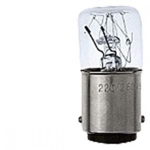 Siemens, rozsah: 8WD44 Žárovka LED Klasická žárovka 24V barva pouzdra Černá základna 50 mm AC/DC IP65