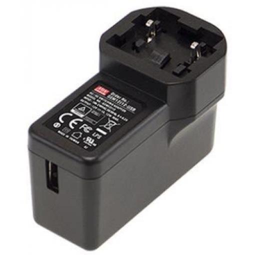 Adaptér AC/DC, výstup: 5V dc, počet výstupů: 1 AC/DC adaptér 2.4A 12W, Austrálie, Evropská, UK, USA pro zdravotnictví