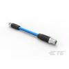 TE Connectivity Kabel snímače aktuátoru, Pravý úhel, A: Samec, A: M12, Pravý úhel, B: M12, 5m