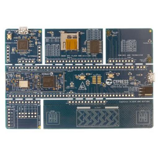 Infineon Vývojový nástroj pro mikrokontroléry, CY8C624ABZI-S2D44, PSoC, PSoC CY8CPROTO-062-4343W, MCU, PSoC 6, PSoC 6