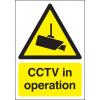 Značka CCTV, Polypropylen, Angličtina CCTV Sign, výška: 210 mm, šířka: 148 mm RS PRO