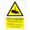Značka CCTV, Polypropylen, Angličtina CCTV Sign, výška: 210 mm, šířka: 148 mm RS PRO