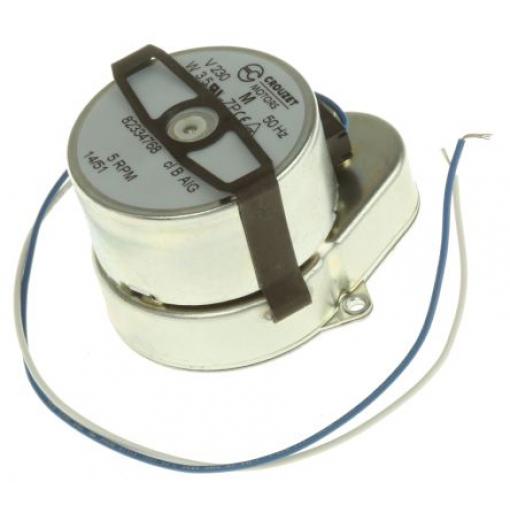 Crouzet Střídavý motor s převodovkou, řada: 82 334 5 Po směru hodinových ručiček 5rpm 3 W Panel 230V