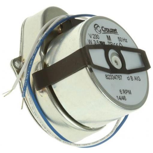 Crouzet Střídavý motor s převodovkou, řada: 82 334 5 Po směru hodinových ručiček 6rpm 3 W Panel 230V