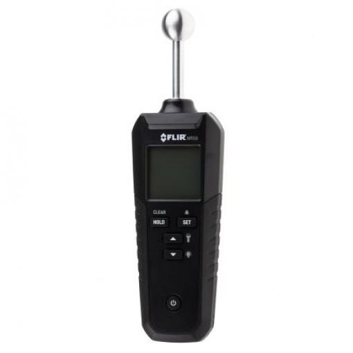 FLIR Vlhkoměr, číslo modelu: MR59, Baterie, typ displeje: Podsvícení LCD, životnost baterie: 40h