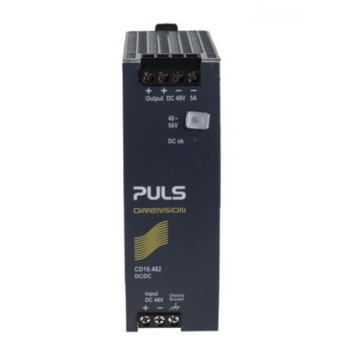 PULS Měnič DC/DC CD, výstup: 48 V dc 1.5 kV dc, Vin 60V dc 5 A, Vin 48V dc 240 W 70 °C 70 °C Lišta DIN