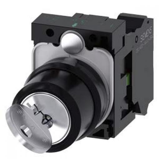 Siemens Spínač s klíčem IP20, IP67, IP69K, IP66 SPST 10 A 2 pozic 70 °C -25 °C