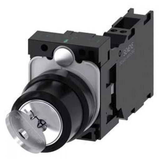 Siemens Spínač s klíčem IP66, IP67, IP69K, IP20 SPDT 10 A 2 pozic 70 °C -25 °C