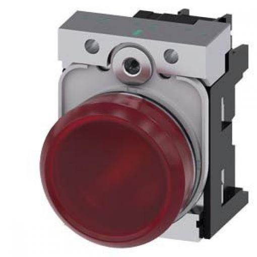Siemens Indikátor, řada: SIRIUS ACT 3SU11 Montáž do panelu LED Červená, průměr výřezu: 22 mm IP69, IP67, IP66, IP20