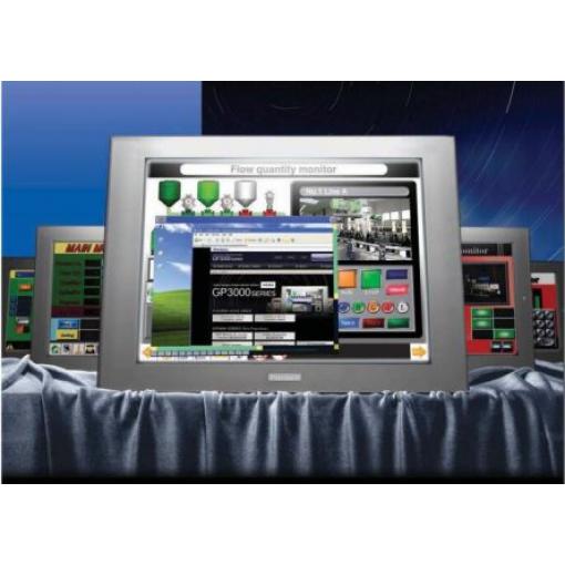 pro HMI: Řada AGP 4100, pro PLC: Řada Mitsubishi FX, Mitsubishi řady A, Série Panasonic Fp, Mitsubishi řady Q Pro-face