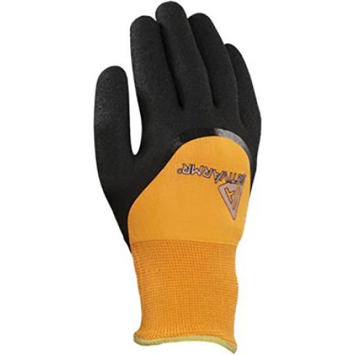 Ansell Pracovní rukavice Černá, Oranžová EN ISO 374-1, EN ISO 374-5, EN388, EN 407, EN 511 Polyester (podšívka), Akrylát