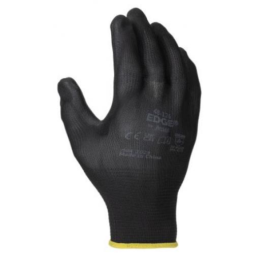 Ansell Pracovní rukavice CE Černá Ano Polyester Ano Ano 8 Edge Polyuretan