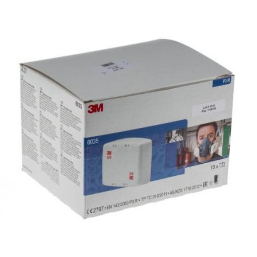 3M 6035-EU Prach Filtr, pro použití s: Respirátor řady 3M 6000, respirátor řady 3M 7000
