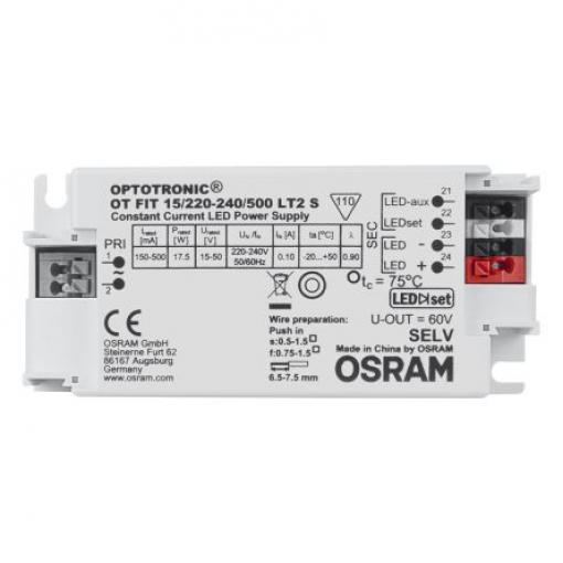 LED ovladač, řada: OT FIT 4052899956995 42 V 500 mA 29.4 W IP20 Osram