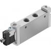 Elektromagnetický ventil 5/2, řada: VUVG G Solenoid, max. průtok: 1300 L/min Festo 24 V dc