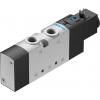 Pneumatický solenoidový ventil 5/2, řada: VUVS G Solenoid, max. průtok: 1000 L/min Festo