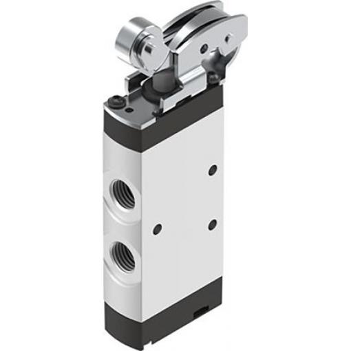 Pneumatický ventil s ručním ovládáním, řada: VMEF Páka s válečkem G 1/4 G, materiál tělesa: Hliníková slitina 8047094,