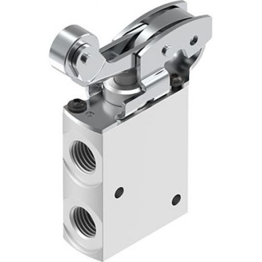 Pneumatický ventil s ručním ovládáním, řada: VMEF Páka s válečkem G 1/4 G, materiál tělesa: Hliníková slitina 8047095,