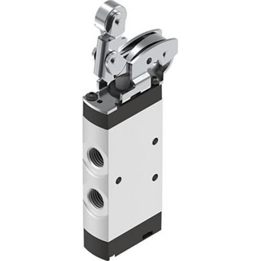 Pneumatický ventil s ručním ovládáním, řada: VMEF Páka s válečkem G 1/4 G, materiál tělesa: Hliníková slitina 8047102,