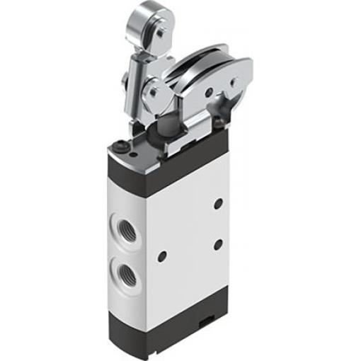 Pneumatický ventil s ručním ovládáním, řada: VMEF Páka s válečkem G 1/8 G, materiál tělesa: Hliníková slitina 8049240,