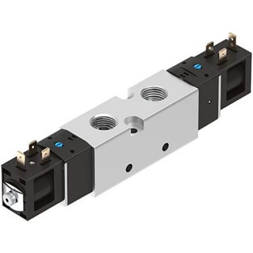 Pneumatický solenoidový ventil 5/2, řada: VUVS G Solenoid, max. průtok: 1600 L/min Festo 24 V dc