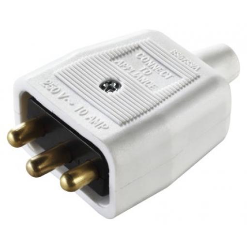 Masterplug Hlavní průchozí konektor, formát pólů: 3, Kabel, 240 V Samec/samice 10A